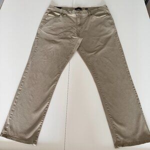 Lucky Brand Pants Mens 38x30 Brown 410 Athletic Slim Stretch Chino Casual Travel